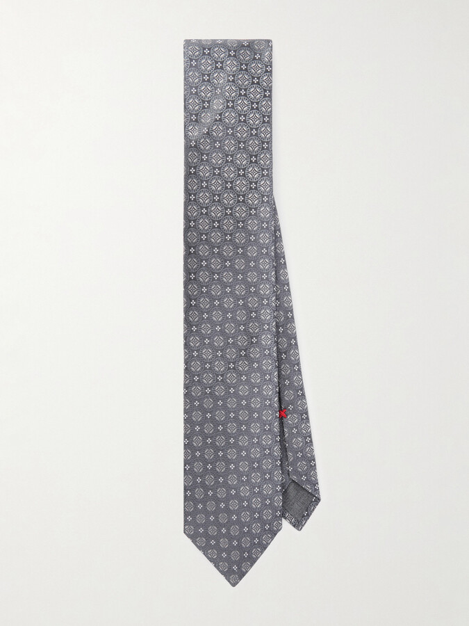 Brunello Cucinelli 7cm Silk-Jacquard Tie