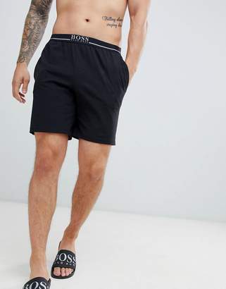 BOSS lounge shorts with contrast waistband