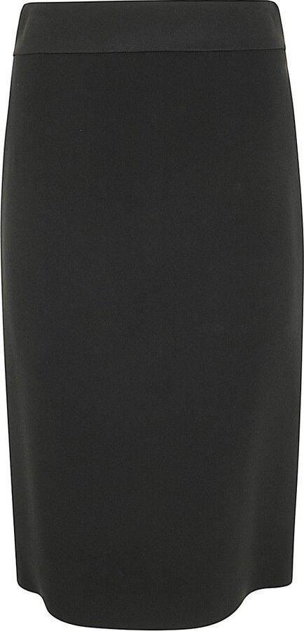 Emporio Armani High Waist Midi Pencil Skirt