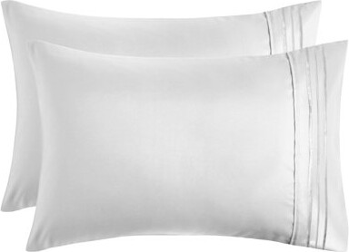 LuxDecorCollection Brushed Microfiber Pillowcases Envelop Closure