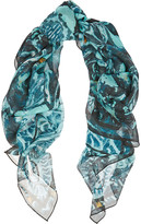 Thumbnail for your product : McQ Kaleidoscope printed modal scarf
