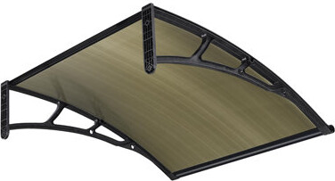 Yescom Outdoor Awning Patio Window Door Canopy Cover UV Protection Hollow Sheet