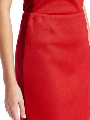 Akris Punto Bonded Jersey Two-Tone Pencil Skirt