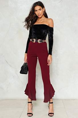 Nasty Gal To the Ends of the Earth Ruffle Pants