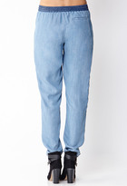 Thumbnail for your product : LOVE21 LOVE 21 Life In Progress™ Chambray Joggers