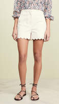 Thumbnail for your product : Rebecca Taylor Scalloped Shorts