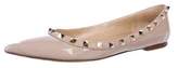 Thumbnail for your product : Valentino Patent Leather Rockstud Flats