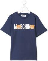 Thumbnail for your product : Moschino Kids bear logo print T-shirt