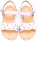 Thumbnail for your product : Moschino Kids heart studded sandals