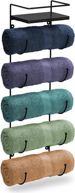 ONFRJFVR 5-Tier Bathroom Metal Towel Rack