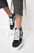 Women's Black & White Sk8-Hi Platform Sneakers