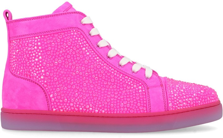 louboutin trainers pink