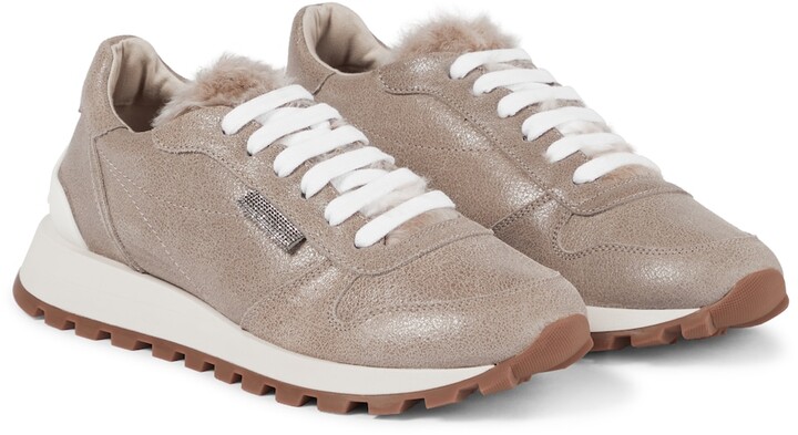 leather lined sneakers