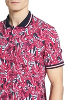 Thumbnail for your product : Ted Baker Men's Legolf Leaf Print Golf Polo