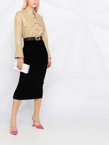 Thumbnail for your product : Fendi FF-print pencil skirt