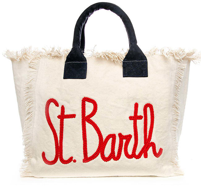 embroidered canvas backpack