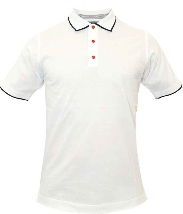 Kiton Short-Sleeved Buttoned Polo Shirt
