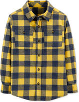 45 Black And Yellow Plaid Shirt Cotton Background