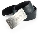 Thumbnail for your product : Versace Medusa Leather Plaque Belt