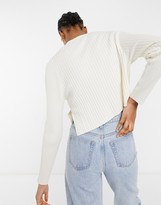 Thumbnail for your product : And other stories & ecovero cropped cardigan in off- white