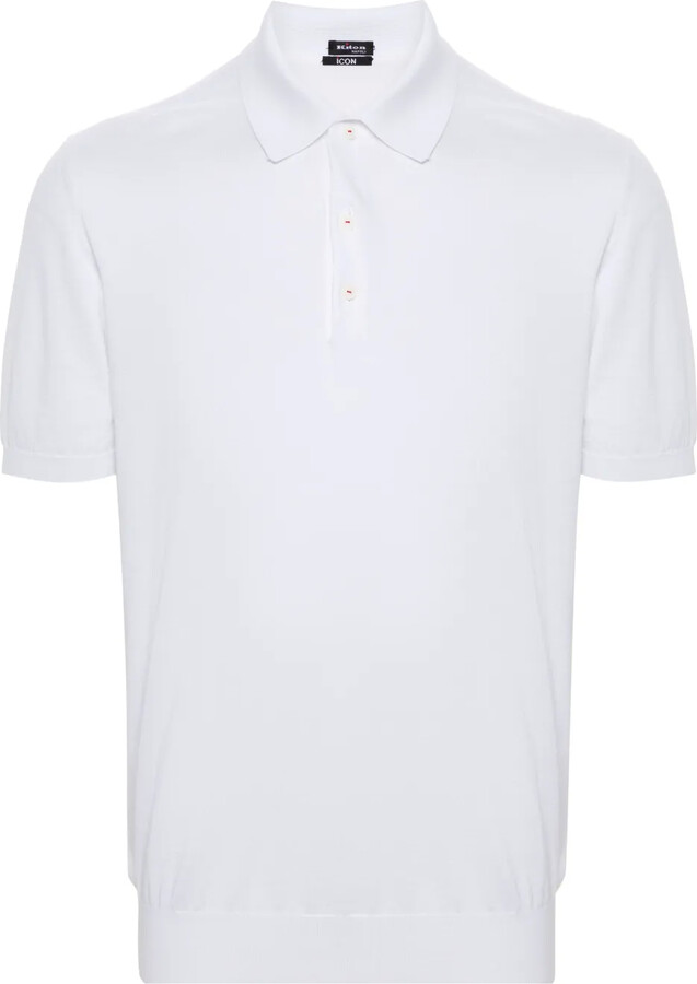 Kiton Fine-Knit Polo Shirt