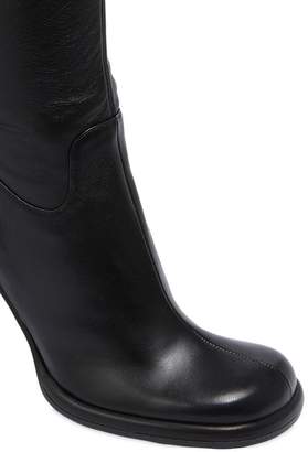 Mulberry 100mm Stretch Leather Over The Knee Boot