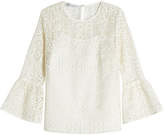 Thumbnail for your product : Philosophy di Lorenzo Serafini Cotton Top with Flared Sleeves