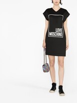 Thumbnail for your product : Love Moschino Logo-Print Short Dress