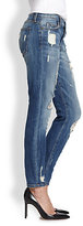 Thumbnail for your product : Current/Elliott The Stiletto Distress Skinny Jeans