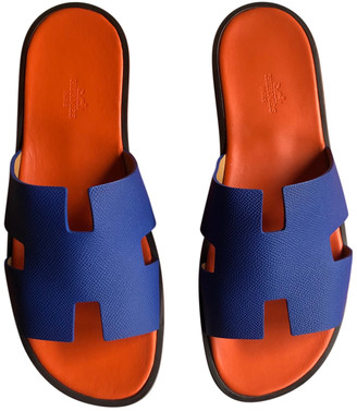 hermes izmir sandals blue