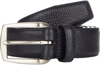 Barneys New York Caviar-Grained Leather Belt