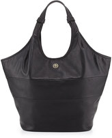 Thumbnail for your product : Tory Burch Slouchy Paneled Medium Hobo Bag, Black