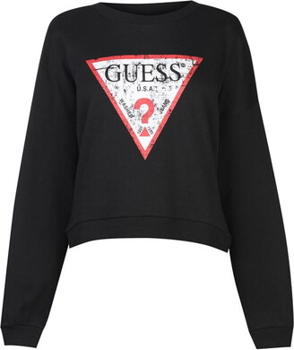 GUESS Womens Logo Sweater