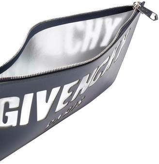 Givenchy logo zipped pouch