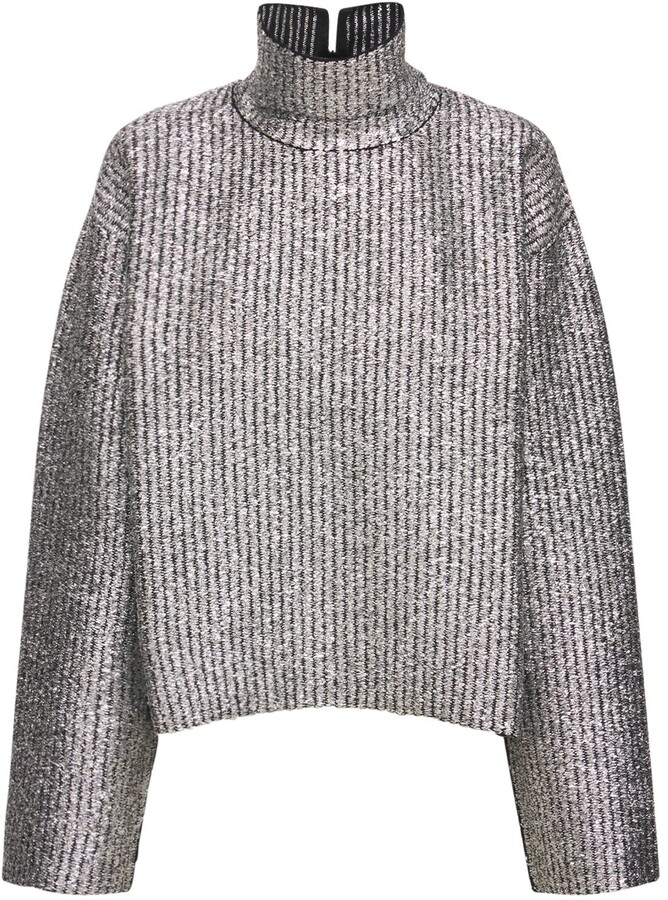 MONCLER GENIUS Moncler 1952 Metallic Wool Blend Sweater - ShopStyle