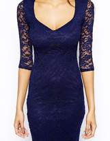 Thumbnail for your product : ASOS Sweetheart Lace Midi Body-Conscious Dress