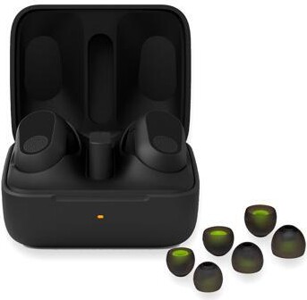 Sony INZONE Buds Gaming Earbuds (Black) - Noise-Canceling Mic with Earbud Replacement Tips