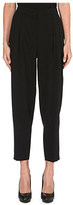 Thumbnail for your product : Emilio Pucci Pleat-detail tapered stretch-wool trousers