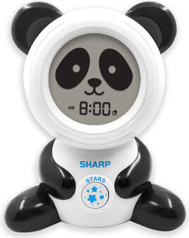 Sharp Ready to Wake Panda Sleep Trainer Kids Alarm Clock, Simple to Set and Use