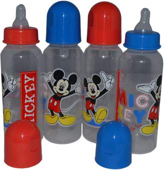 Disney Mouse, Minnie Mouse 9 Ounce Baby Bottles(4 Pack)