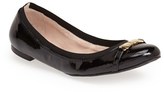 Thumbnail for your product : Kate Spade 'blaine' patent leather skimmer flat (Women)