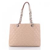 CHANEL Grand Shopping Tote Quilted Caviar