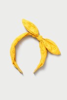 Thumbnail for your product : Dorothy Perkins Women's Yellow Broderie Bow Aliceband - One Size