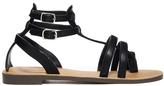 Thumbnail for your product : London Rebel Gladiator Ankle Strap Flat Sandals