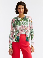 Thumbnail for your product : ODLR Mixed Botanical Printed Cardigan