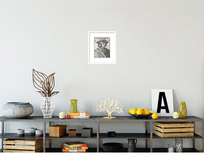 Red Barrel Studio Emperor Maximilian I of Germany (1459-1519) by Albrecht Dürer -Framed Giclee Print