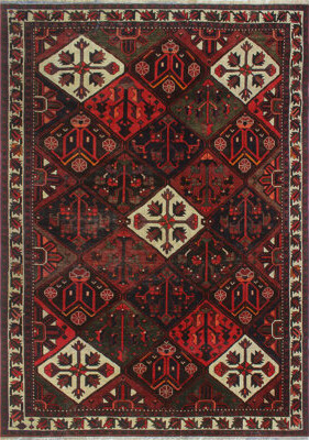 Isabelline One-of-a-Kind Altizer Hand-Knotted Red 7'1\ x 10' Wool Area Rug