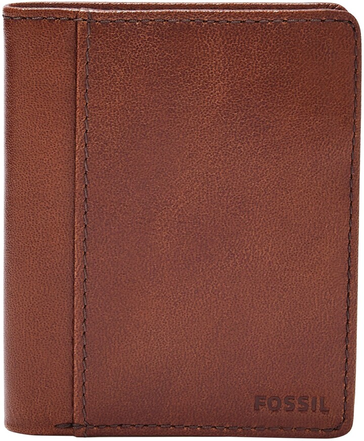 Prime Hide Brown Hunter Style Leather Wallet 8502 Mens  Brown Leather Wallet NEW 