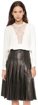 Thumbnail for your product : Sea Pintucked Lace Combo Blouse