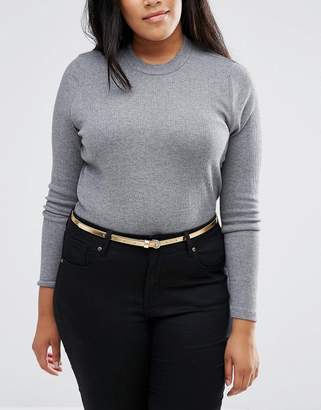 ASOS Curve CURVE 3 Pack Multi Colored Skinny Waist And Hip Belts